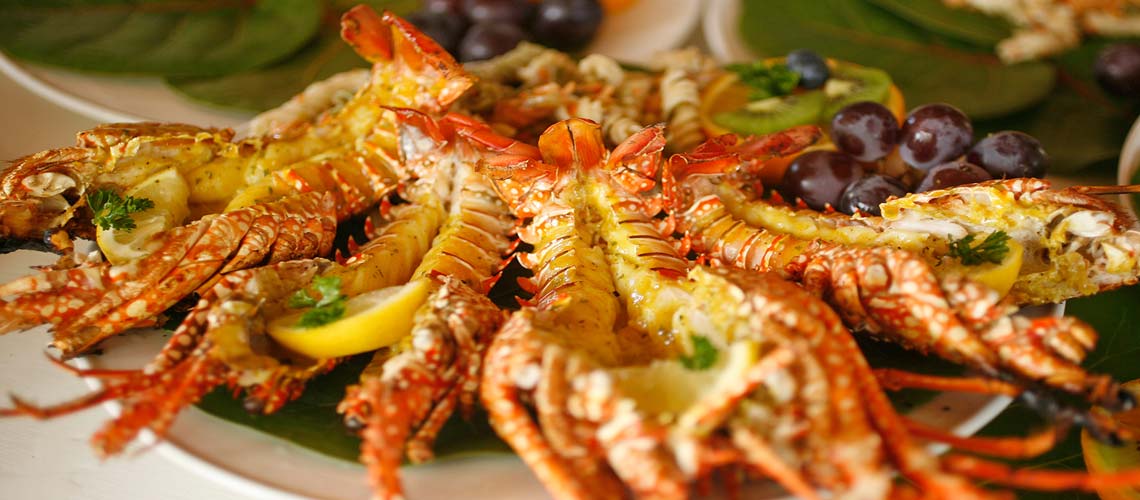 Grilled lobster is a local favorite on Anguilla     