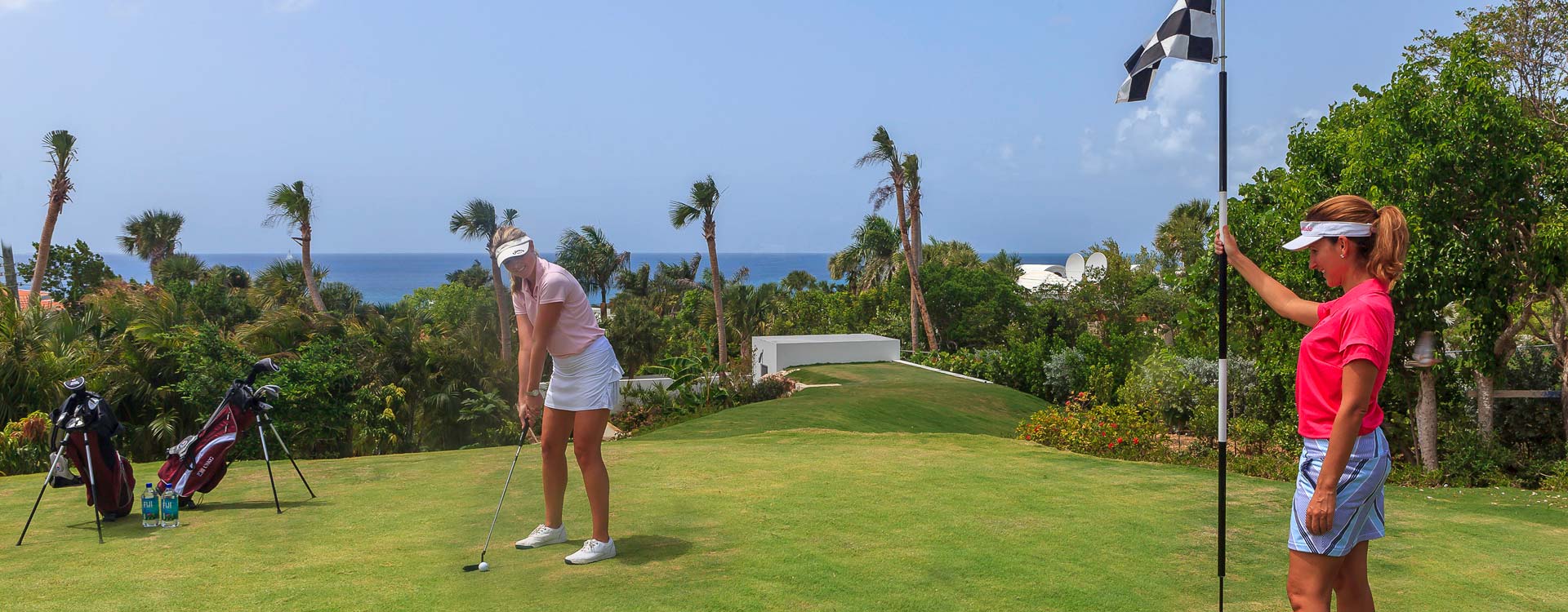 Cerulean Villa, private golf green, Anguilla                    